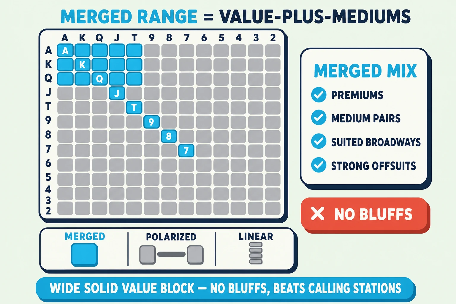 Merged Range in Poker: Definition, Examples & Strategy | Poker Skill