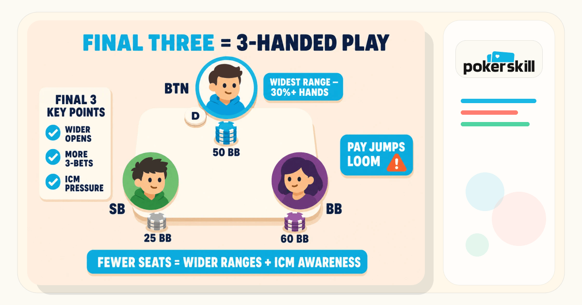 Final Three in Poker: Definition, Examples & Strategy | Poker Skill